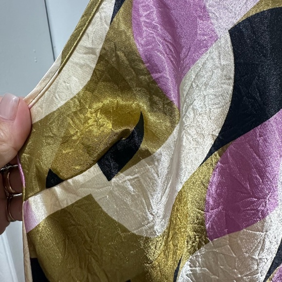 House of Harlow 1960 Geometric Sleeveless Maxi Slip Dress Size M - Picture 5 of 7